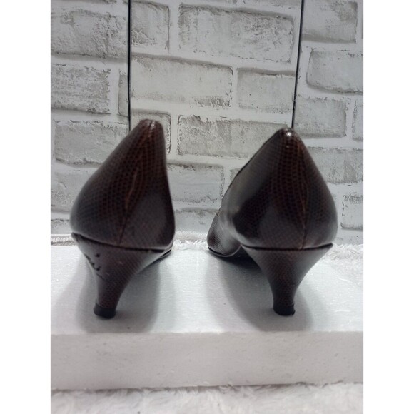 Miss Me Brown Women's Pointed Toe Kitten Heels Size 8 - Picture 5 of 9